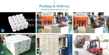 Thermal Cash Register Paper 57*50mm Coreless Atm Paper 58mm Thermal Paper Roll photo-5