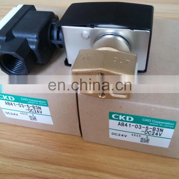 New Original CKD Solenoid Valve CKD Solenoid Valve Japan Solenoid Valve AB41-03-5-B3N photo-2