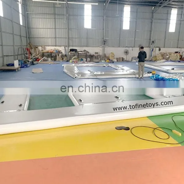Customized Inflatable Motor Boat Jet Ski Floating Pontoon Dock for Sale photo-4