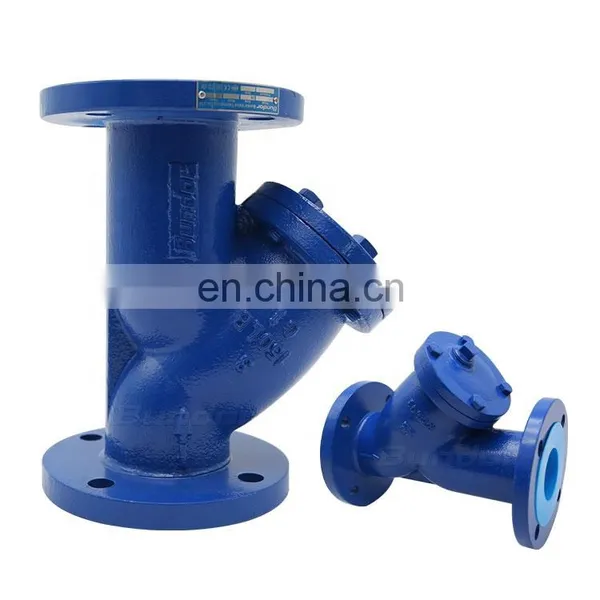 Bundor Cast Iron Y Type Strainer Ductile Iron GL41H DN150 Y-strainer photo-4
