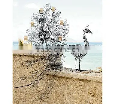 5 Candlestick Candelabra With Fruit Basket photo-3