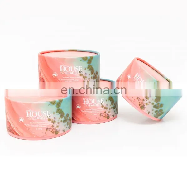 Custom Printed Reed Diffuser Cylinder Telescopic Tube Cardboard Packaging