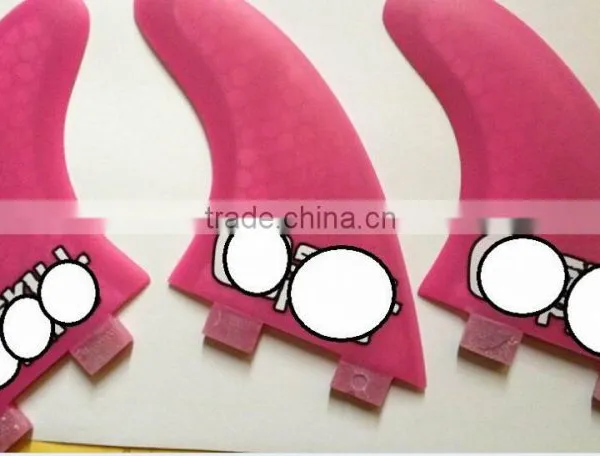 Fiberglass Honeycomb Surfing Fin FCS and FUTURE Type JSF030 photo-2