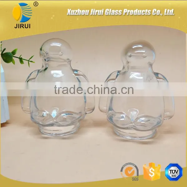 Lovely Shape Glass Candy Jar With High White Material photo-2