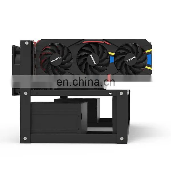 Video Card Rig Steel Opening Air Rig Frame Case Computer GPU Rig Rack For 6GPU 8GPU 12GPU In Stock photo-4
