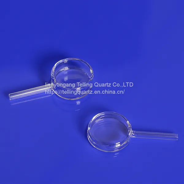Spectrophotometer Quartz Flow Cells Cylinder Cuvettes Short Pathlength With Fill Tube Quartz Instrument