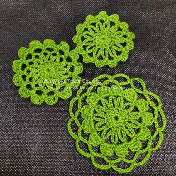 Handcraft Garment Accessories Handmade Cotton Appliques photo-5