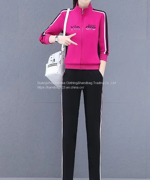 Sportswear Suit Women's Spring And Autumn New Women's Jacket Casual Two-Piece Set photo-3