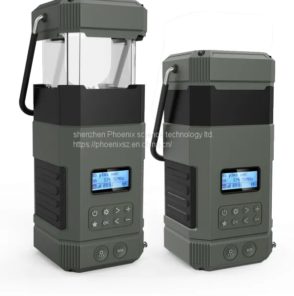 9 in 1 Multifunction Led Solar Lantern Portable Hand Crank Radio With Bluetooth Speaker, Power Bank, SOS, Solar Panel and Retractable Lamping photo-2