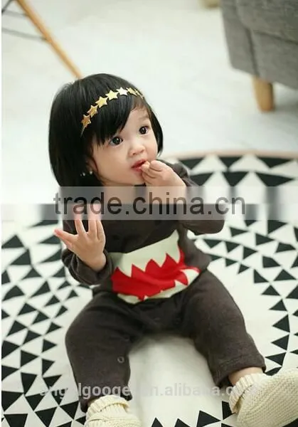 Korean Style Infant Rompers Baby Rompers Organic Cotton AG-LA0028 photo-5