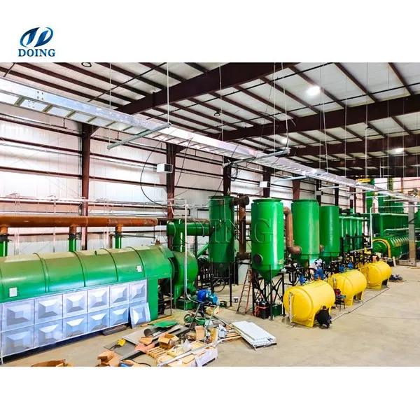 New Design Waste Rubber Pyrolysis Furnace Machine Recycling Tire Plant photo-3