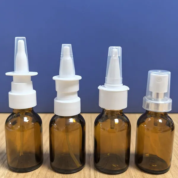 Snap-on,Crimp-on Nasal Sprayer Pump for Glass Bottle 20mm Pharmaceutical Packaging