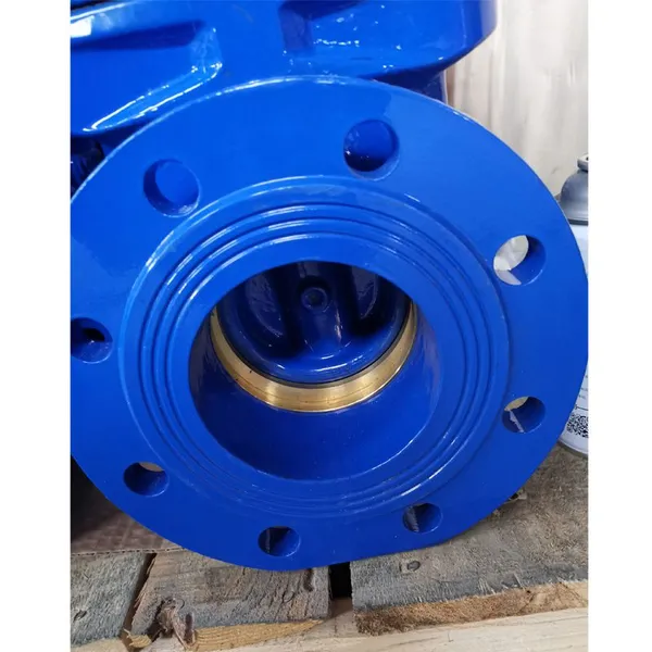 DIN EN1092 DN150 PN16 Ductile Iron GGG40 Resilient Seat Flange Gate Valve With Electric Actuator photo-6