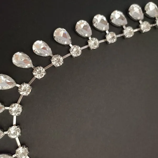 XB182 25MM Fancy Cup Chain Trimming Clothing Accessory With Pearls photo-4