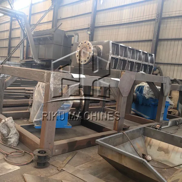 RK1500 Heavy Duty Double Shaft Mattress Waste Shredder Machine Twin Shaft Furniture Shredder Machine photo-5