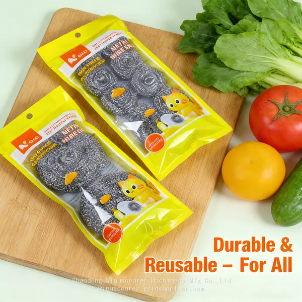 Home Kitchen Essential Steel Wire Ball Cleaning Tool Set photo-4