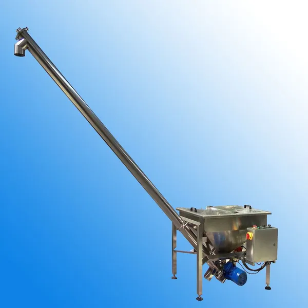Square Spiral Feeding Machine(inclined Screw Conveyor) photo-2