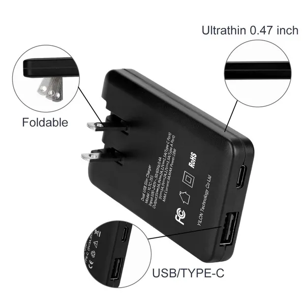 PD 3.0 Multi Port Foldable GaN 20W Fast Wall Charger for Mobile Phone and Other Devices photo-2