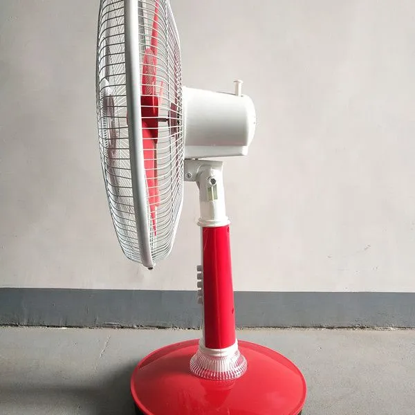 Home Appliance Good Quality 18inch 5 Blades 12v Solar Desk Fan Powered Supply Solar Panel Battery photo-3
