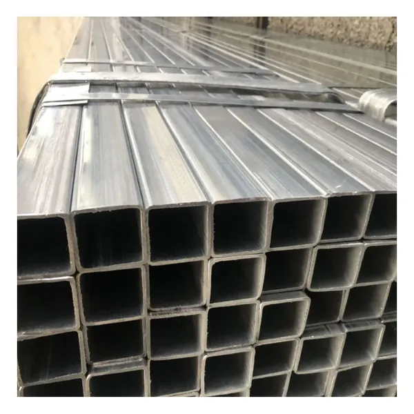 Durable Round Galvanized Steel Pipes and Rectangular Steel Pipes Used in Steel Structure Construction photo-4