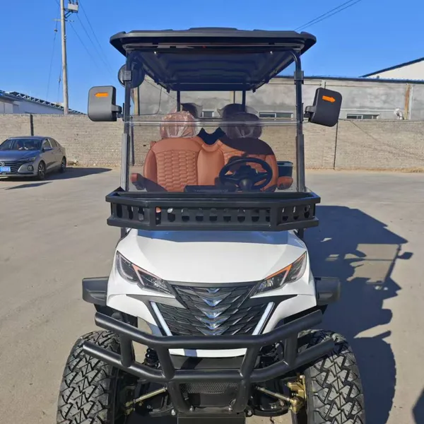 New Kc4+2 Six-seater Electric Golf Cart With Solar Panel and Insulated Box, Customizable, Suitable for Scenic Spot Sightseeing, for Export, From Original Manufacturer photo-3