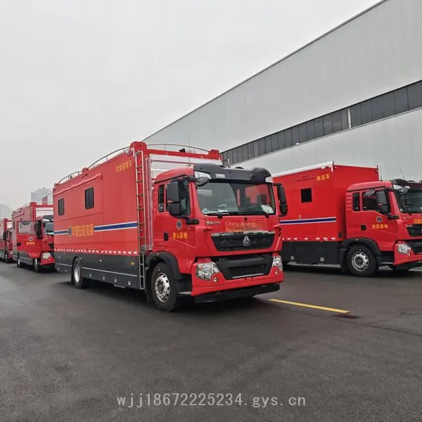 Sinotruk Howo Special Vehicle for Logistics Support, Mobile Integrated Rescue Shelter Vehicle photo-2