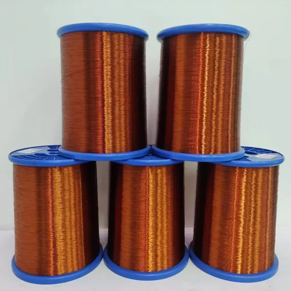 High Quality Solid Class 180 0.310mm Pure Copper Enameled Winding Wire ROHS Compliant Polyesterimide Insulation 4100V Auto photo-2