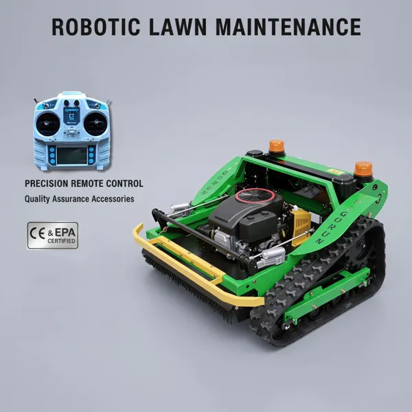 Vigorun VTLM800 RC Rubber Track Remote Control Weeding Machine for Slopes, Hillsides & Rough Terrain
