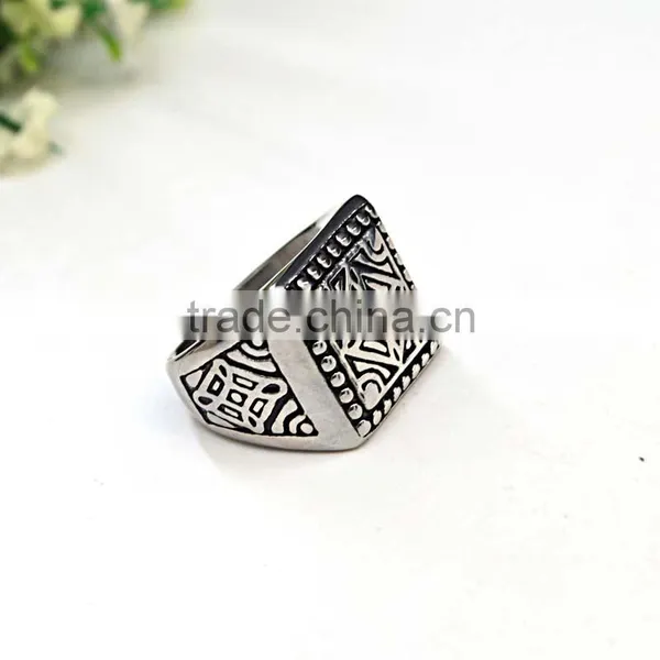 Fashion Jewellery Gothic Fashion Handmade Men's Silver Ring photo-2