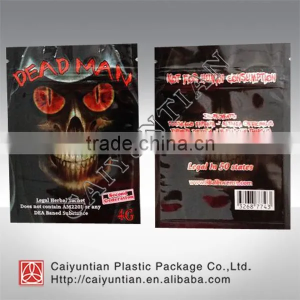 Custom Printing Dead Man Herbal Incense Bag photo-3
