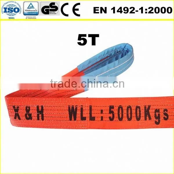 5T Double Layer Flat Polyester Lifting Sling photo-3