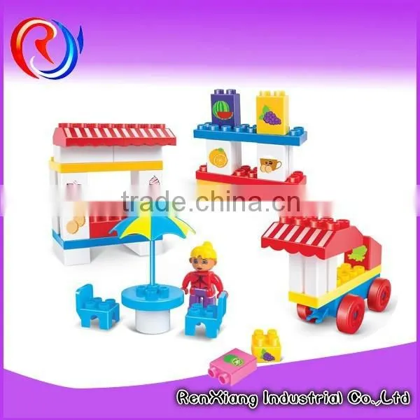 2015 hot DIY educational toys children plastic building blocks