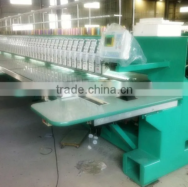 Multi-heads Flat Computerized Embroidery Machine With Cutter
