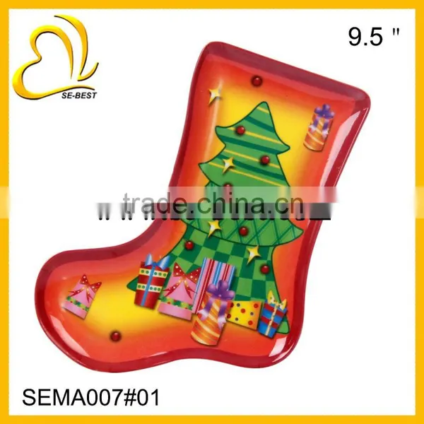 Melamine Glitter Plate