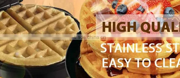 Fast Food Economic Design 1 Plate Electric Stainless Steel Waffle Baker photo-2