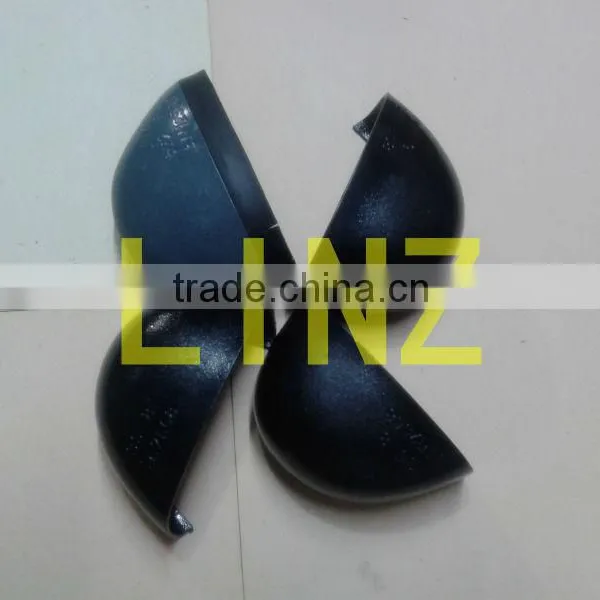 Anti-Rust Steel Toe Cap With Rubber Strip For Safety Shoes In Black photo-4