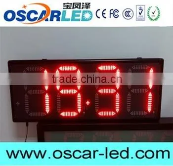 Professional led table clock Oscarled with CE certificate