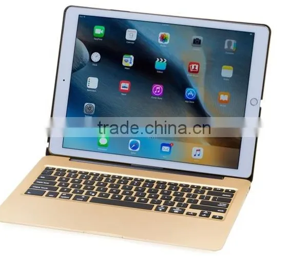 Exquisite Aluminum Case With Power Bank Bluetooth Keyboard for IPad Pro photo-2