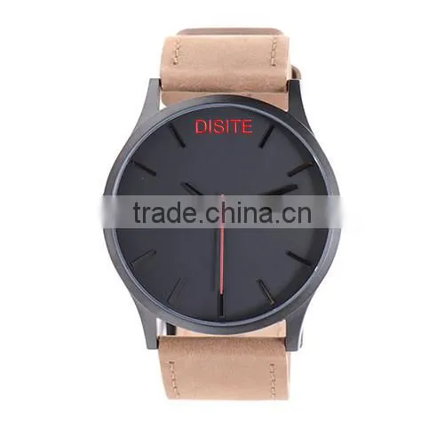 Genuine Leather Blank Style Cheap Custom Logo Watches photo-6