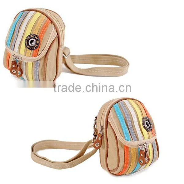 2016 China Supplier Cute Mini Satchel Canvas Waist Bag Waterproof Waist Bag Portable Shoulder Waist Bag photo-3