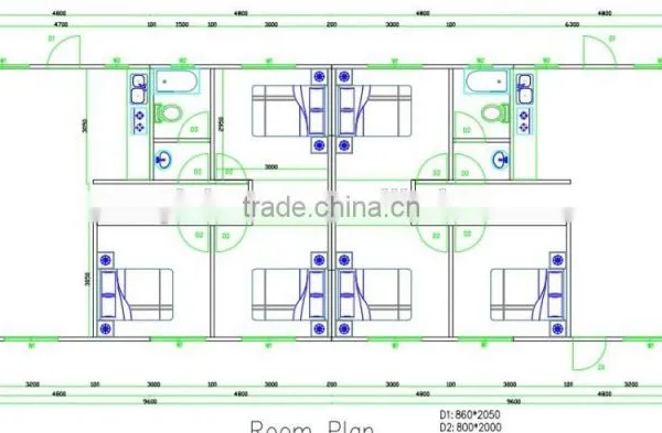 Hot Promotion Easy Assembled Sandwich Panel Steel Frame Low Cost Duplex House Supplier's Choice photo-2