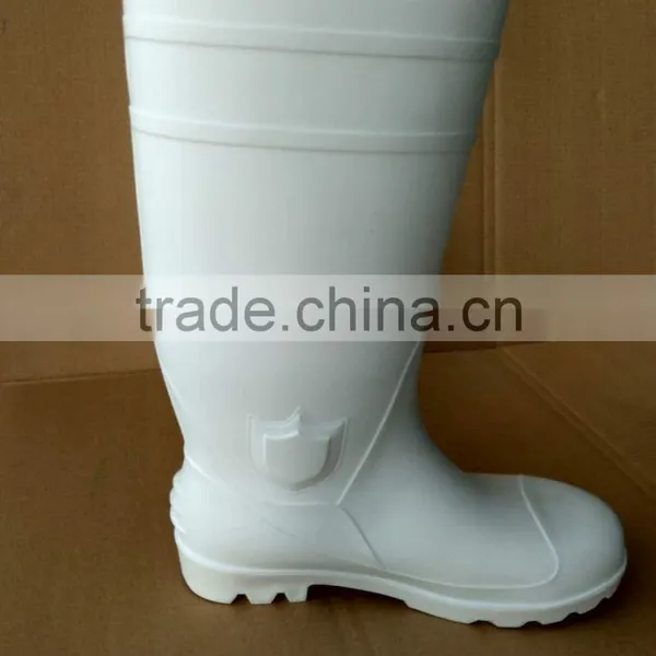 Men Clear PVC Rain Boots With Steel Toe Cap And Steel Midsole 1355 photo-2