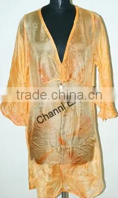 Silk robe