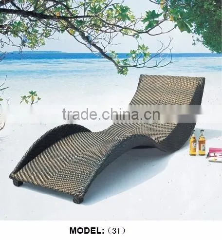 Outdoor Rattan Pool Sunbed or Beach Bed photo-3