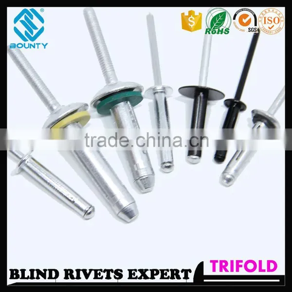 HIGH QUALITY FACTORY LARGE FLANGE HEAD LSR/LS BLIND RIVETS FOR GLASS CURTAIN WALL photo-4