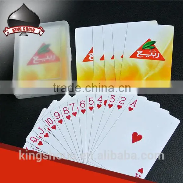High End Poker Poker Cards Plastic With Custom Logo photo-5