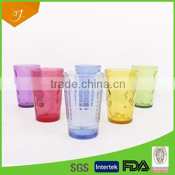 2014 Newest Machine-Pressed Colorful Glass Cup/Wine Goblet Manufacturers photo-2