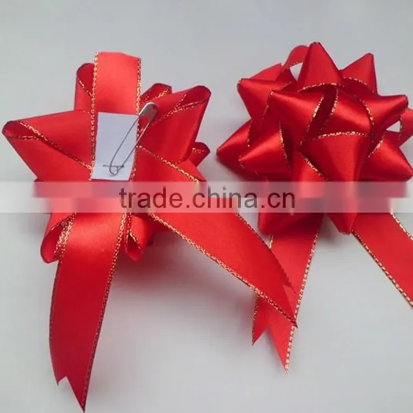 PVC Glitter Ribbon /plastic Ribbon Star Bow,decorative Bow,wrap Gift Packing Bow photo-3