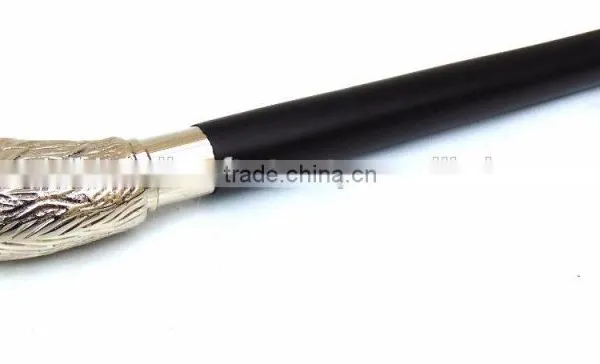 Beautiful Brass Lion Handle Walking Stick/Stylish Antique Walking Stick/Black Wood Walking Stick Wk1119 photo-4