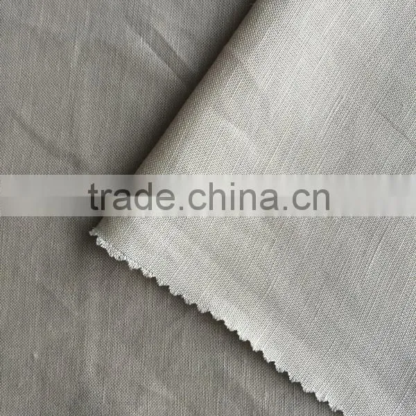 30s/2*14s High Quality Print Linen Viscose Interwoven Fabric